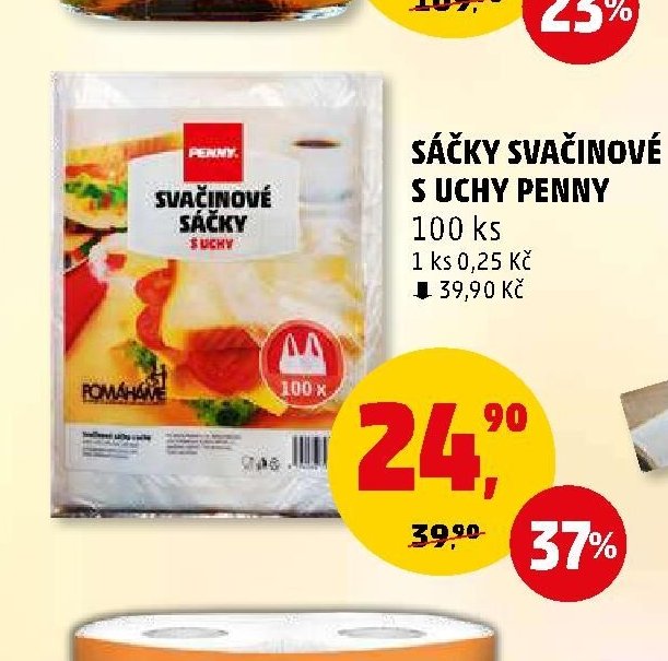 Sáčky svačinové s uchy Penny