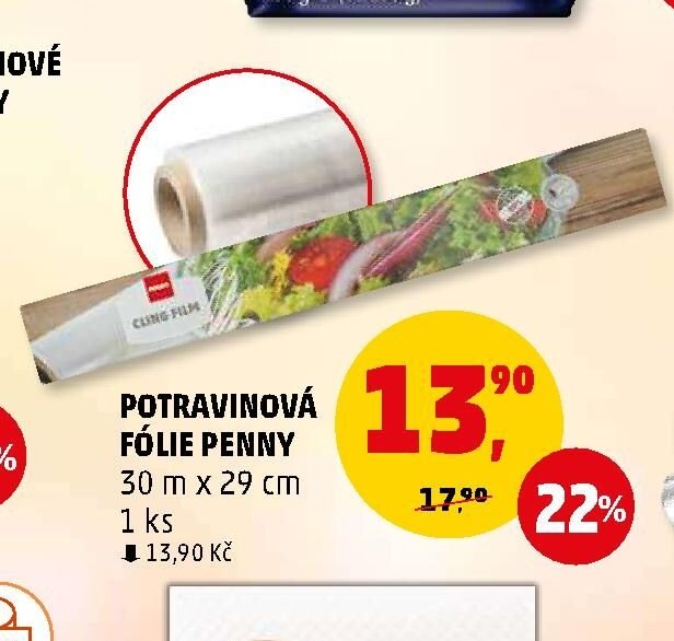 Potravinová fólie Penny