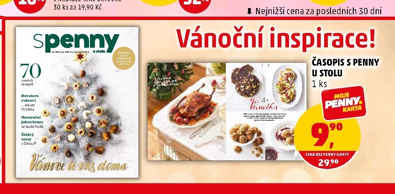 Časopis s Penny u stolu