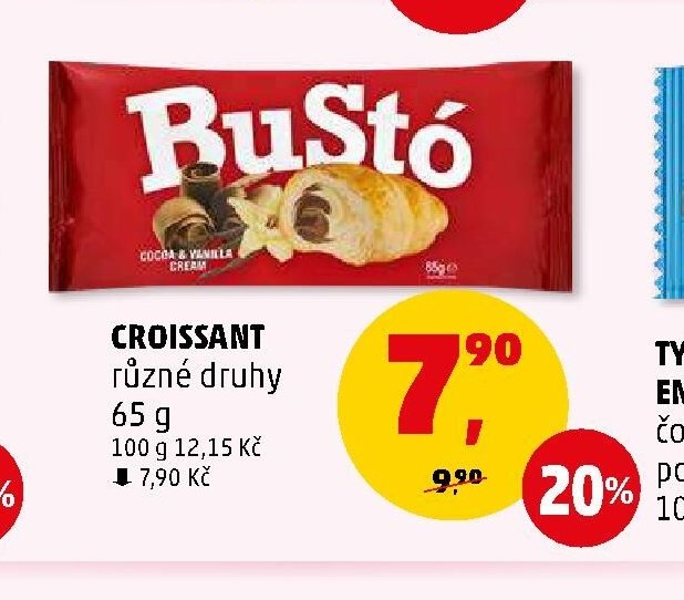 CROISSANT různé druhy
