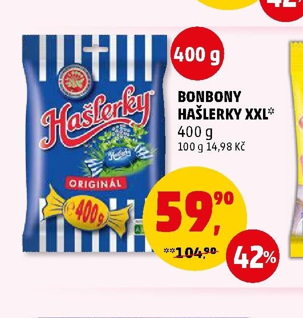 BONBONY HAŠLERKY XXL*
