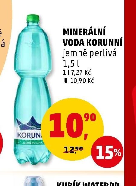 Minerální voda Korunní 1,5 l
