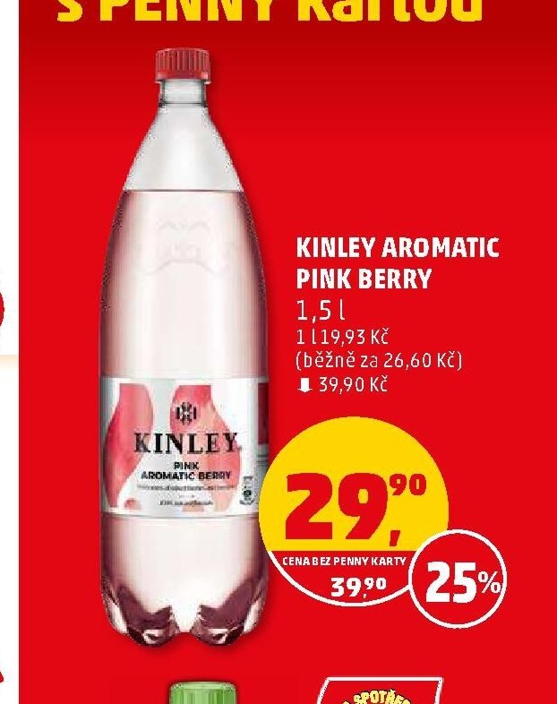 Kinley Aromatic Pink Berry 1,5 l