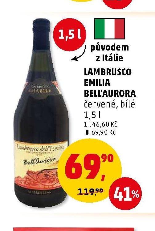 Lambrusco Emilia Bell'aurora