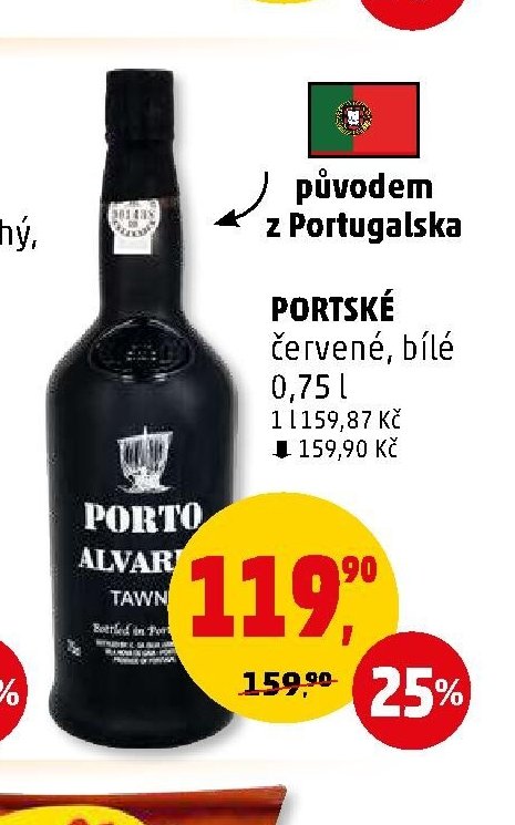 Portské červené, bílé
