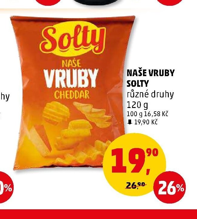 Naše Vruby Solty různé druhy