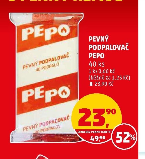 PEVNÝ PODPALOVAČ PEPO