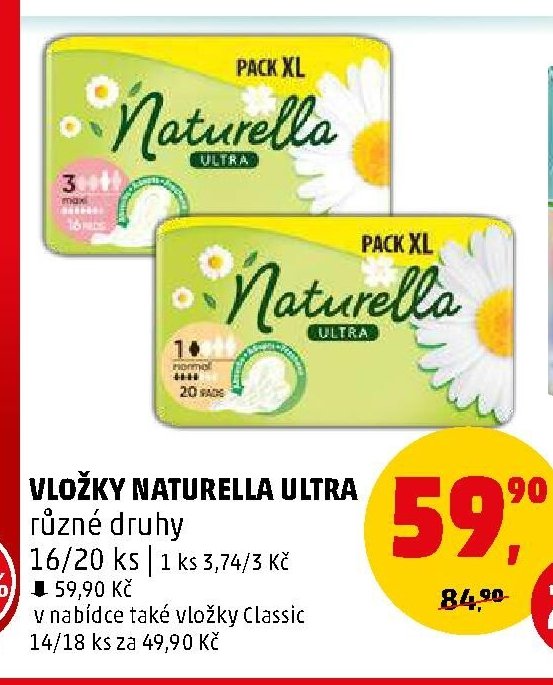 VLOŽKY NATURELLA ULTRA