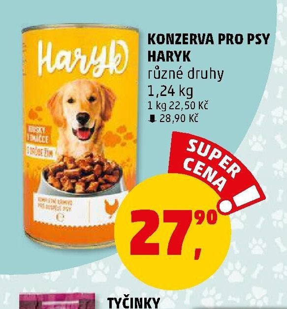 Konzerva pro psy Haryk
