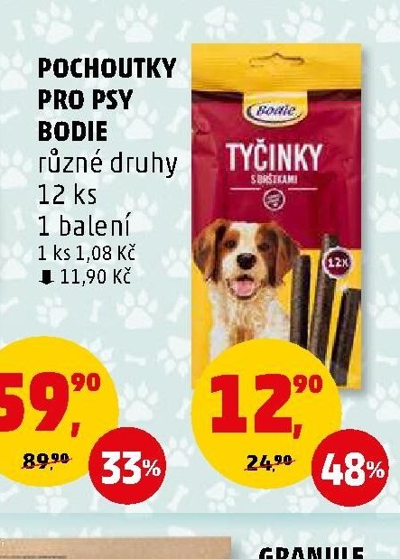 Pochoutky pro psy Bodie