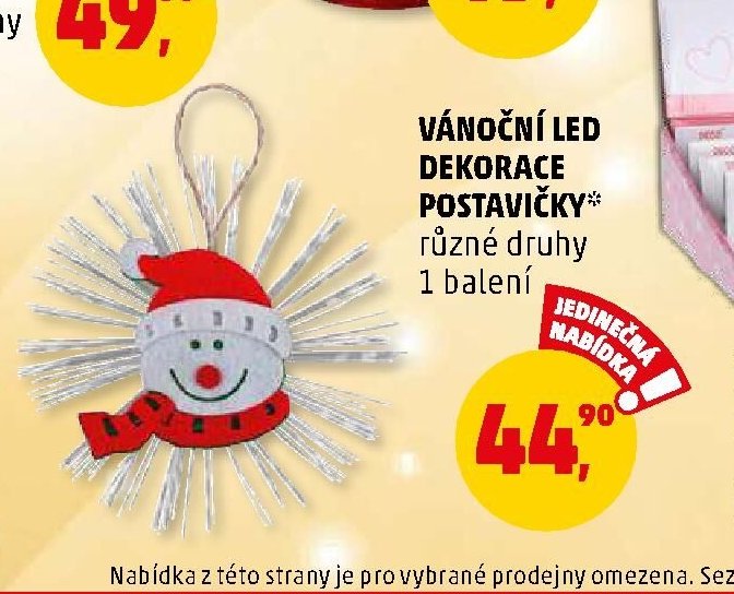 VÁNOČNÍ LED DEKORACE POSTAVIČKY