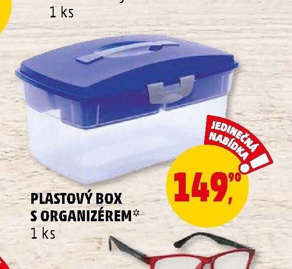 PLASTOVÝ BOX S ORGANIZÉREM