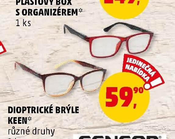 DIOPTRICKÉ BRÝLE KEEN