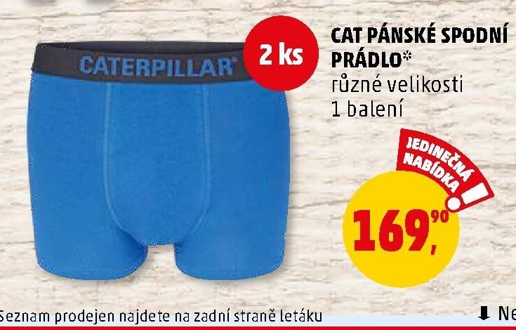 CAT PÁNSKÉ SPODNÍ PRÁDLO