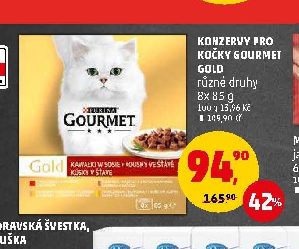 KONZERVY PRO KOČKY GOURMET GOLD