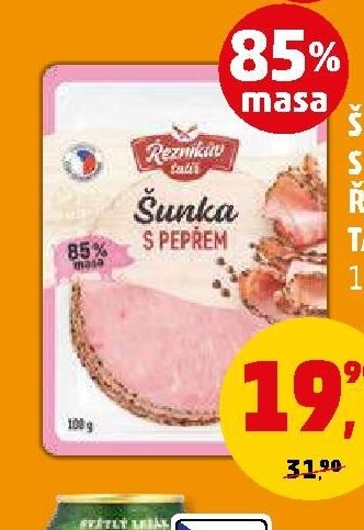 Šunka s pepřem Řezníkův talíř
