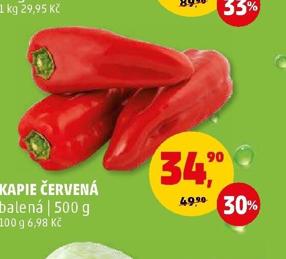 Kapie červená