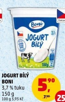 Bílý jogurt Boni