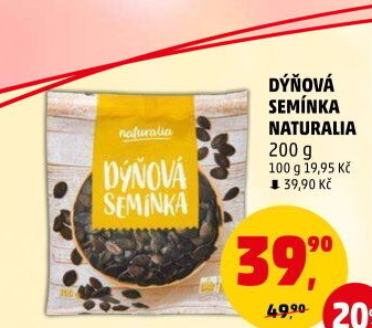 Dýňová semínka Naturalia