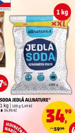 Jedlá soda Allnature