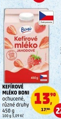 Kefírové mléko ochucené Boni