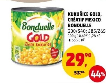 Kukuřice sterilovaná Gold Bonduelle