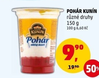 Mléčný Pohár Mlékárna Kunín