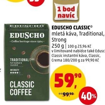 Mletá káva Classic Traditional Eduscho