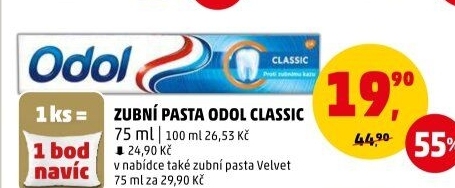 Pasta na zuby Classic Odol