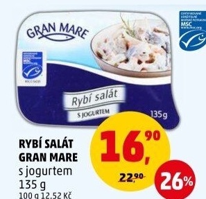 Salát rybí s jogurtem Gran Mare