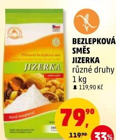 Směs bez lepku Jizerka Jizerské pekárny