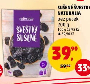 Švestky sušené Naturalia