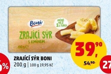 Sýr zrající s kmínem Boni