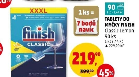 Tablety do myčky Classic Finish