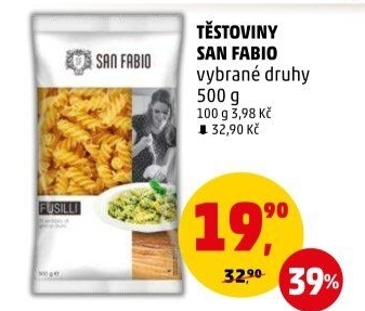 Těstoviny San Fabio