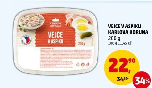 Vejce v aspiku Karlova Koruna