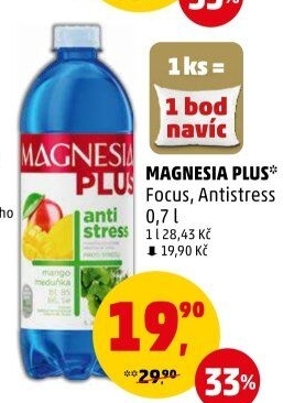 Voda ochucená plus Magnesia