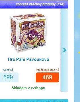 Hra Paní Pavouková