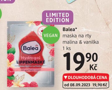 Maska na rty hydrogelová Balea