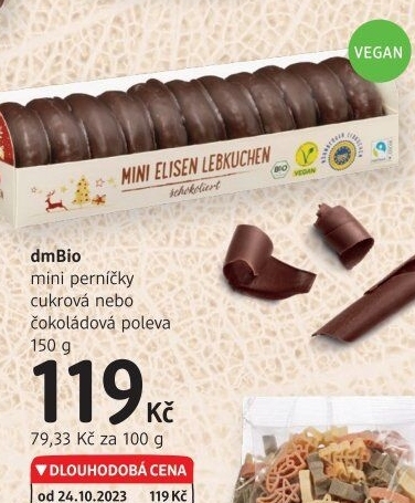 Perníčky polomáčené dm Bio