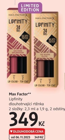 Rtěnka Lipfinity Max Factor