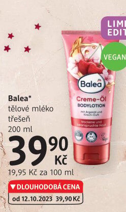 Tělové mléko Balea