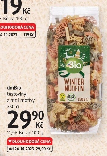 Těstoviny dm Bio