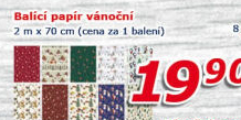 Balicí papír vánoční