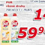 Prostředek na nádobí Pur