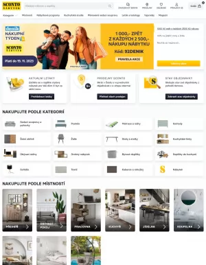 akční leták Sconto nábytek 14.11.2023-20.11.2023