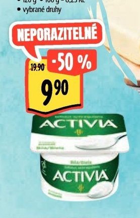 Activia Bílá