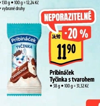 Pribináček Tyčinka s tvarohem