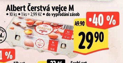 Albert Čerstvá vejce M