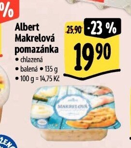 Albert Makrelová pomazánka